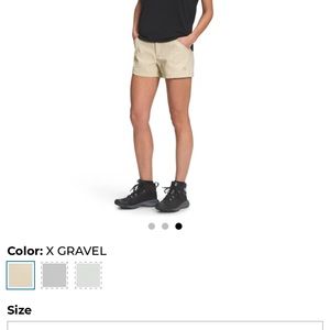 The North Face Paramount Short in gravel size 6